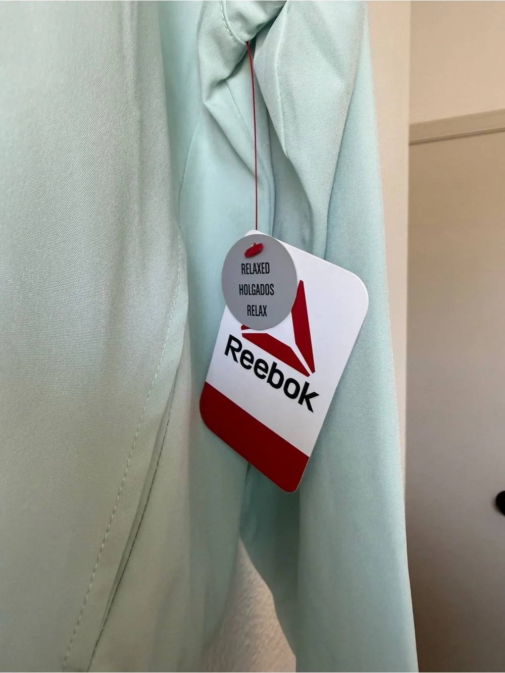 Reebok Men's Mint Green Performance Zip-Up Jacket